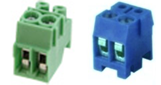 green-and-blue-connectors